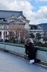 四条大橋にて
