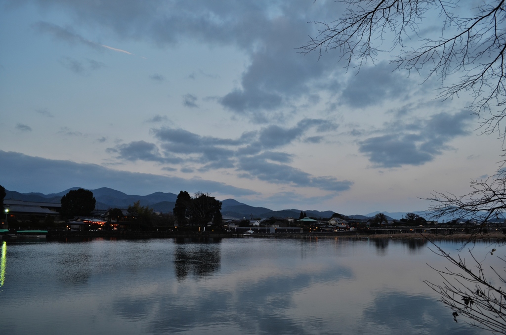 夕暮れ