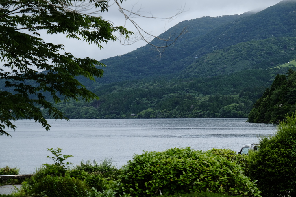 湖のほとり