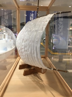 土浦の帆引き船