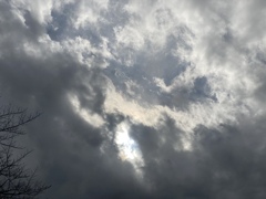 11月18日午後13時の太陽のある風景