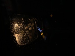 深夜のドライブ、雨、疲れたので帰って寝よう