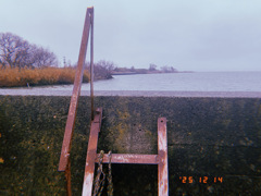 霞ヶ浦にて