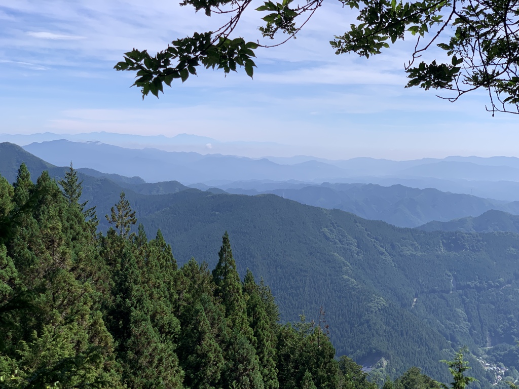 奥秩父 三峯神社からの風景 北東方向