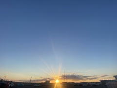 冬至の日没から新しいスタート 新年明けましておめでとうございます