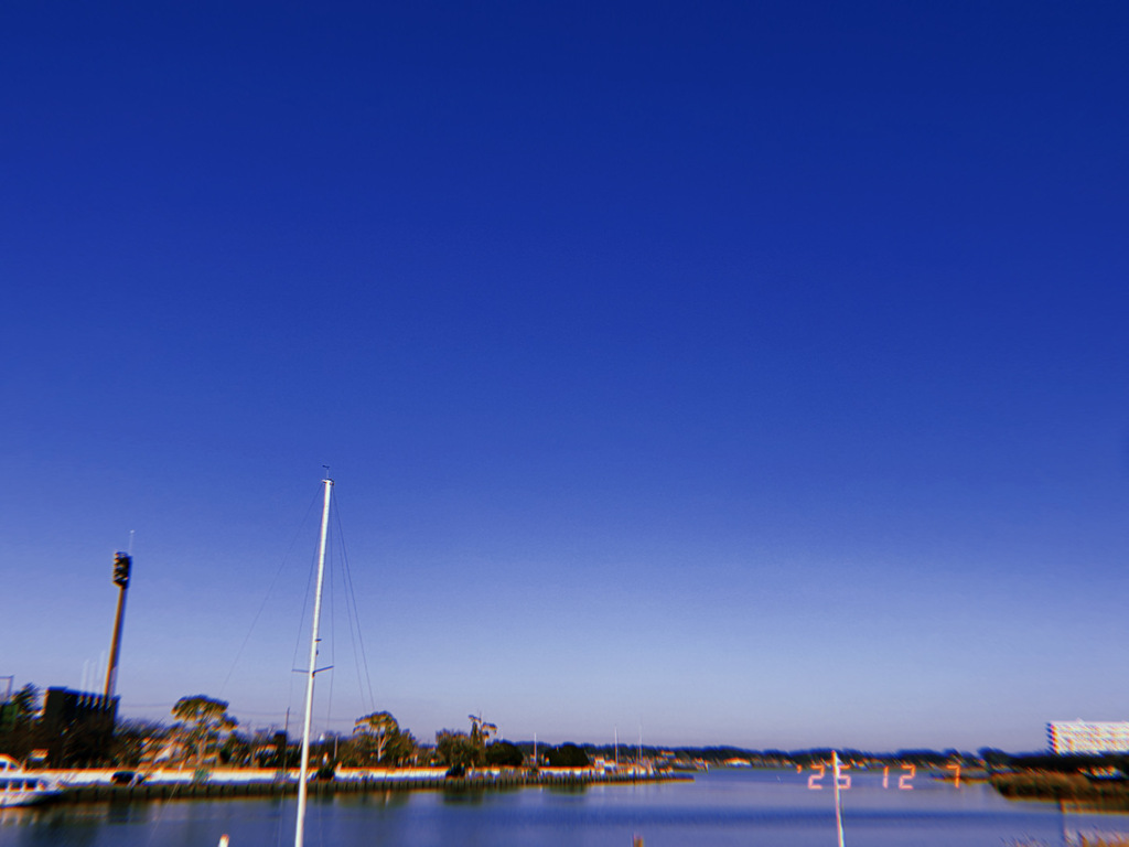 ブルーインパルスが飛んだ空はブルーだった