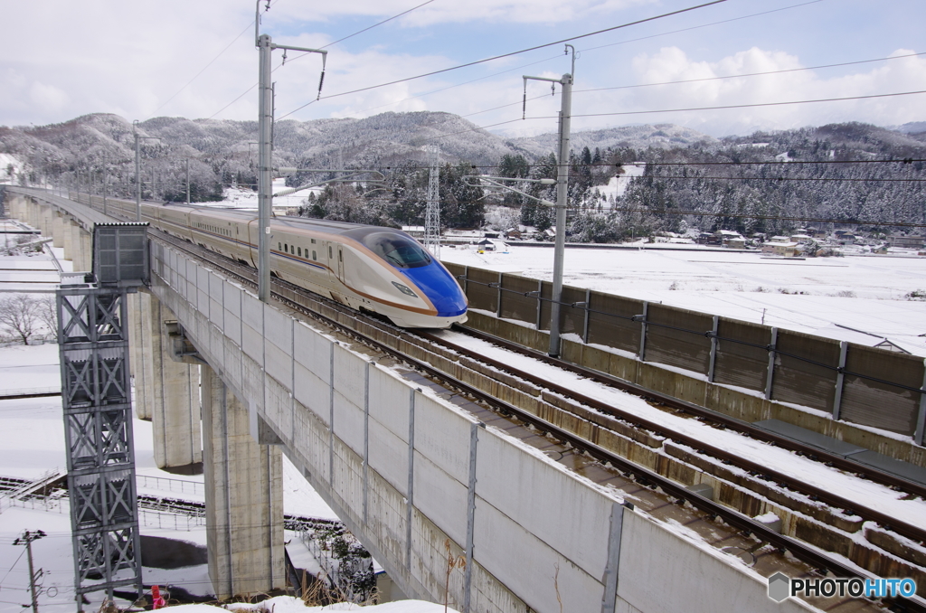 雪化粧の中を・・2