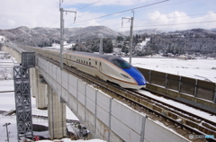 雪化粧の中を・・1