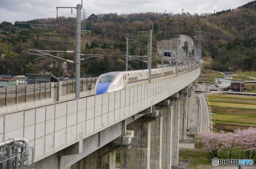 北陸新幹線　下り先頭車両