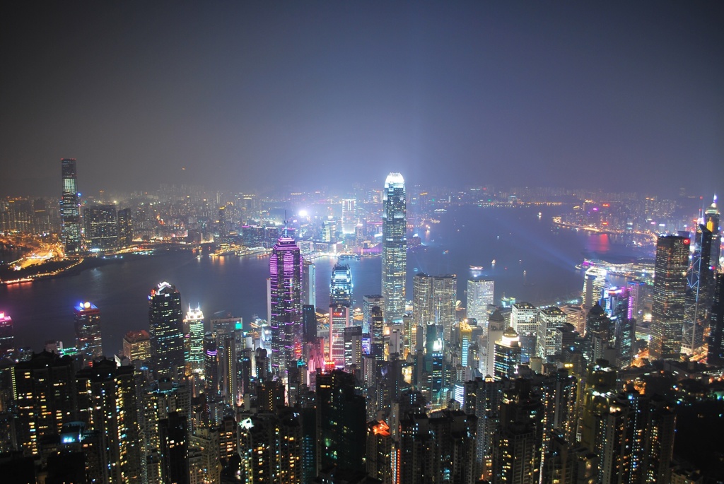 香港の夜景