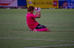 ガッツポーズ