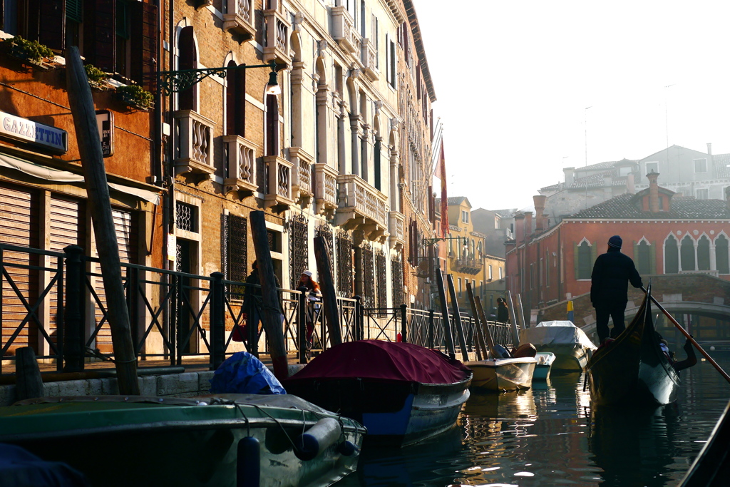 ヴェネチアの朝の風景
