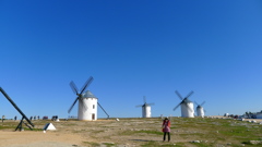 スペイン　風車群