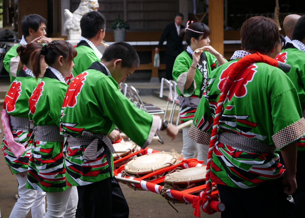 お祭りのお囃子