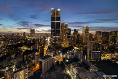 東京タワーからの夕景₋Ⅲ