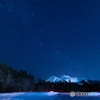 岩木山麓にて