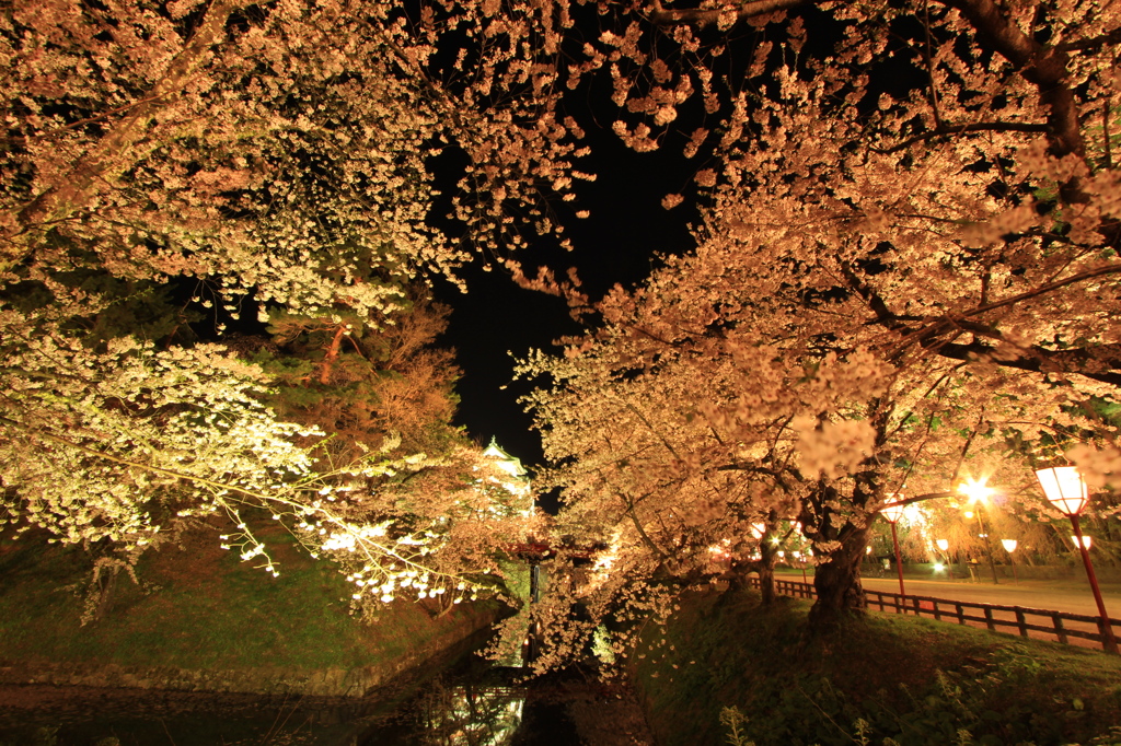 弘前公園にて