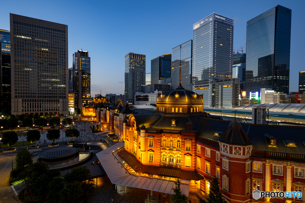 東京KITTE丸の内からの夕景-Ⅱ