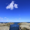 深浦　千畳敷海岸にて