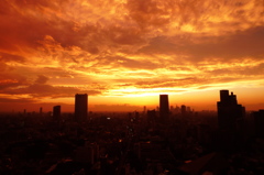 東京の夕焼け