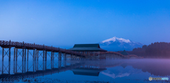 春の津軽富士見湖