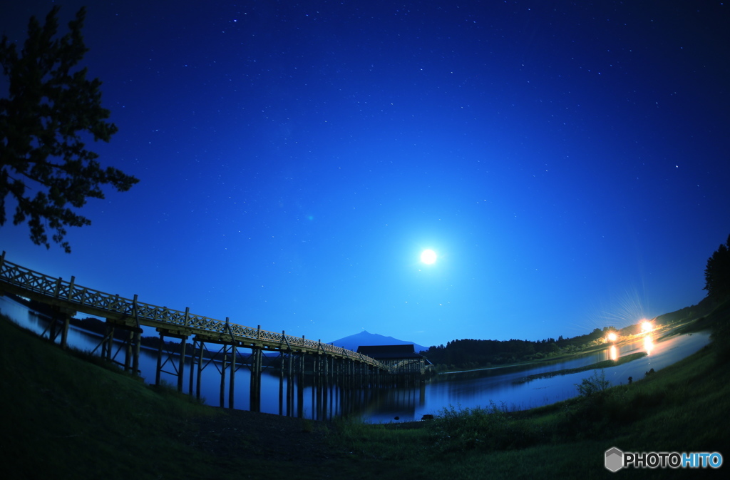 月明かり〜鶴の舞橋〜２