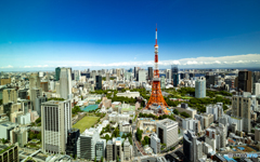 麻布台ヒルズスカイロビーから