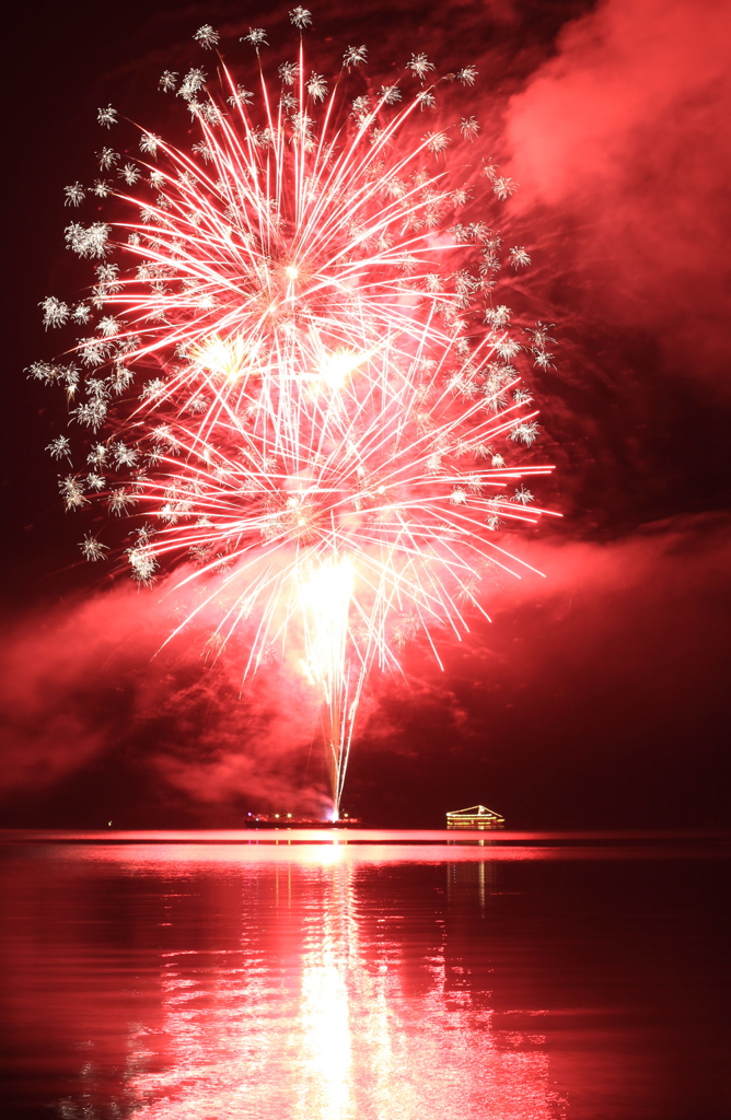 十和田湖湖水祭りにて
