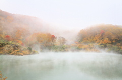 酸カ湯　地獄沼にて