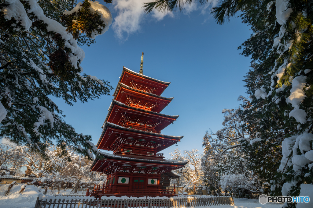 マイナス３℃ 快晴の朝