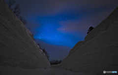 僅かな星空