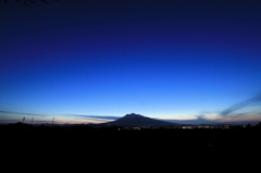 日没岩木山