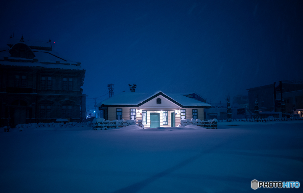雪の夜スナップ‐Ⅲ