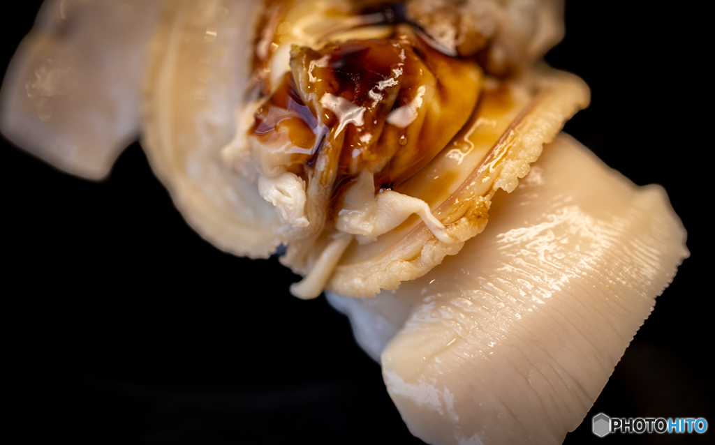 煮ハマグリにぎり