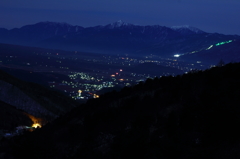 夜景&南アルプス another angle