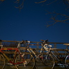 夜空と自転車のコラボレーション