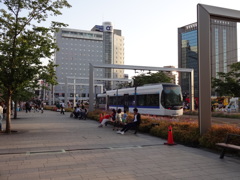 路面電車の走る街