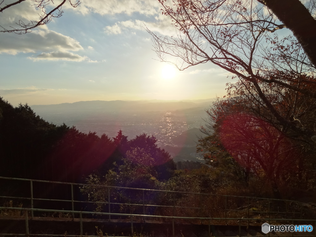 京都 洛北の夕暮れ