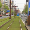 路面電車のある街並み