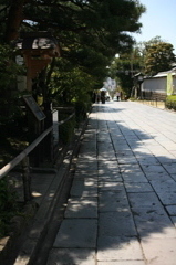 平日の参道