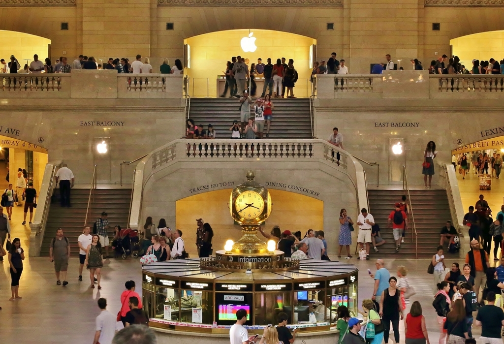 グランドセントラル駅のアップルストアー