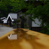 雨上がりの町　（中橋にて）
