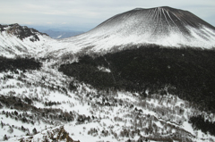浅間山1月の風景