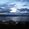 lake-suwa nightfall