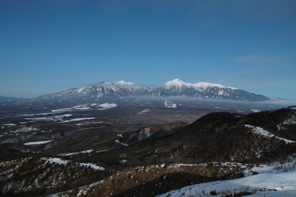 快晴八ヶ岳～飯盛山より～