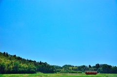 青い空