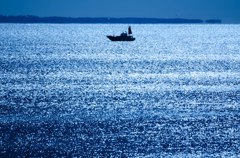 光に浮かぶ
