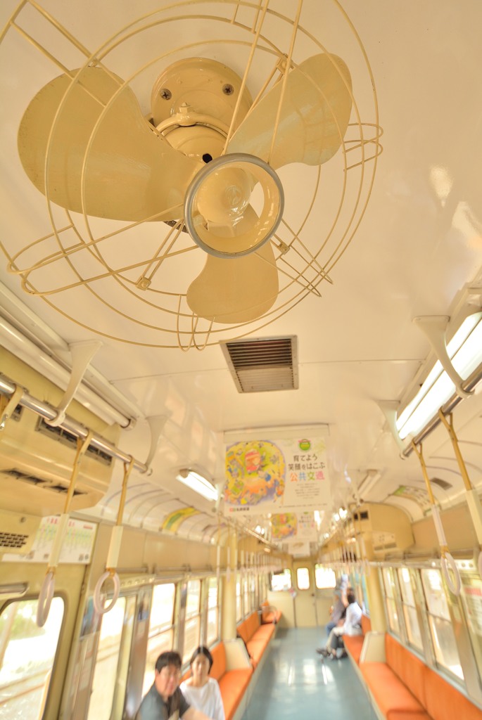 小湊鐡道の車内