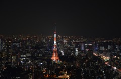 東京タワーを見て