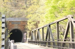 大日影トンネルの遊歩道